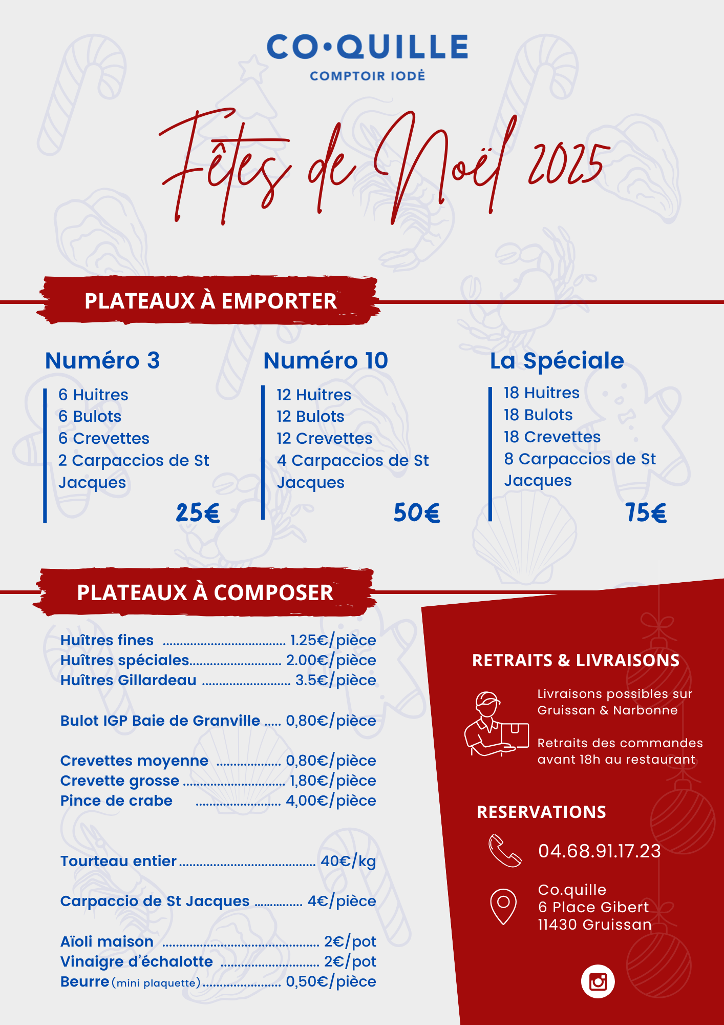 Carte Noel Coquille